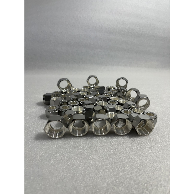 螺帽內牙局部鍍銀